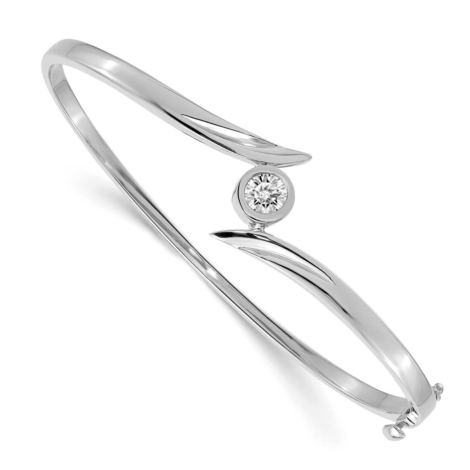 Diamond Bangle 14k White Gold XB280VS, MPN: XB280VS, 883957200088
