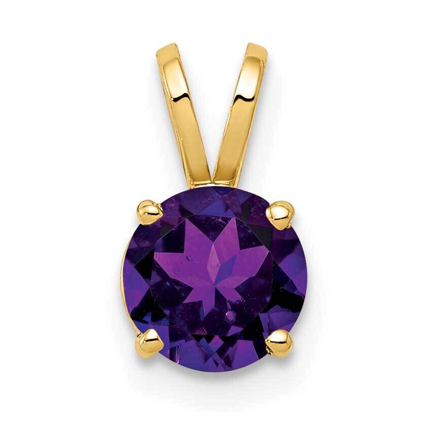 Amethyst Diamond pendant 14k Gold XP416AM, MPN: XP416AM, 883957206813