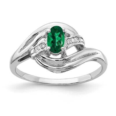 5x3mm Oval Mount St. Helens Diamond Ring 14k White Gold X9723MS_AA, MPN: X9723MS_AA, 883957640952