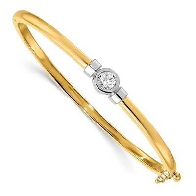 Diamond Bangle 14k Two-Tone Gold XB211AA, MPN: XB211AA, 883957086026