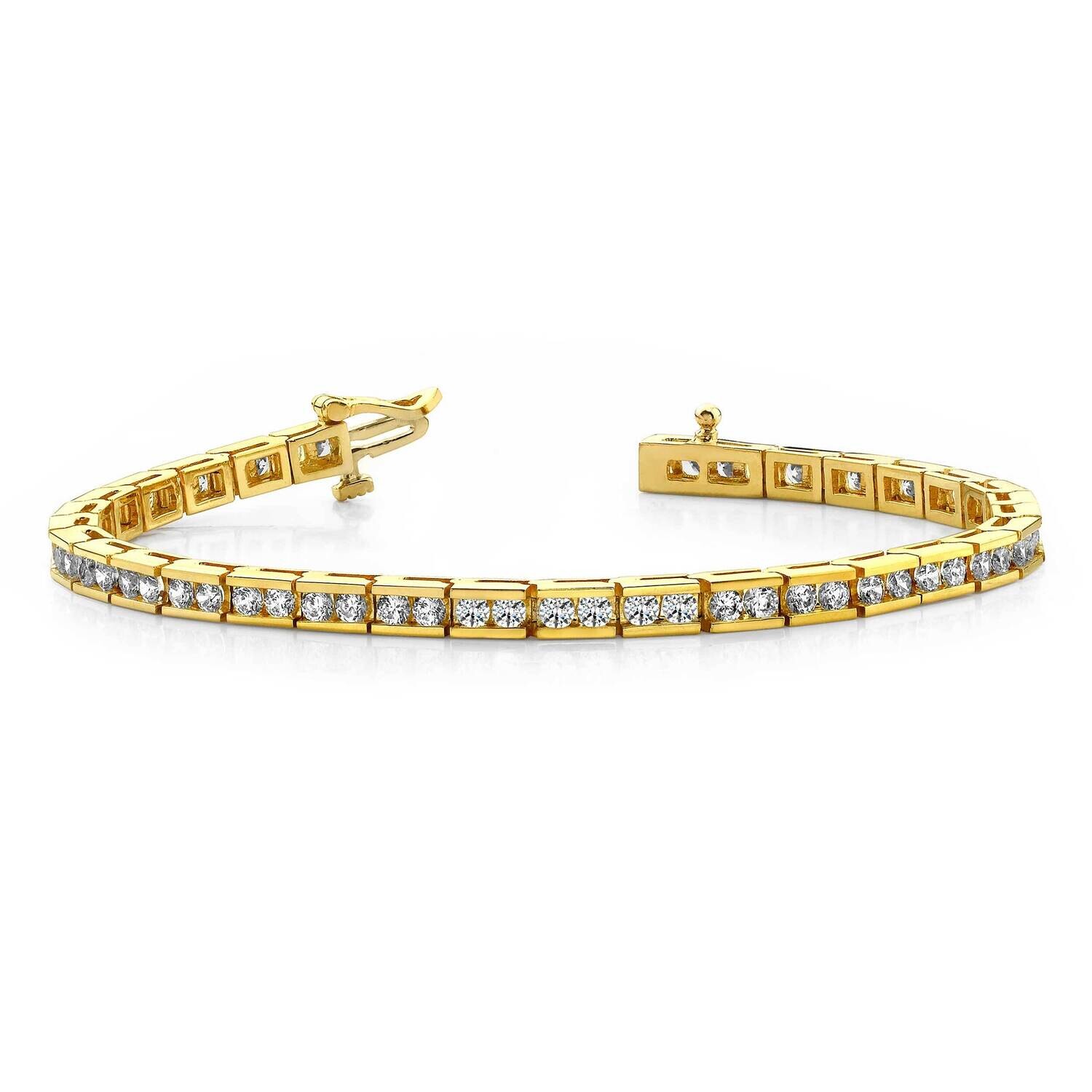 2.7mm Diamond Tennis Bracelet Mounting 14k Gold X2221, MPN: X2221,