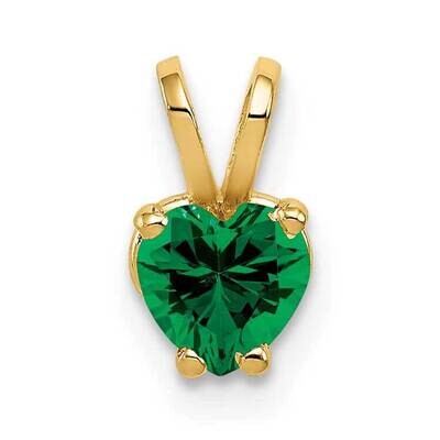 5mm Heart Mount Saint Helens pendant 14k Gold XP428MS, MPN: XP428MS, 883957237954