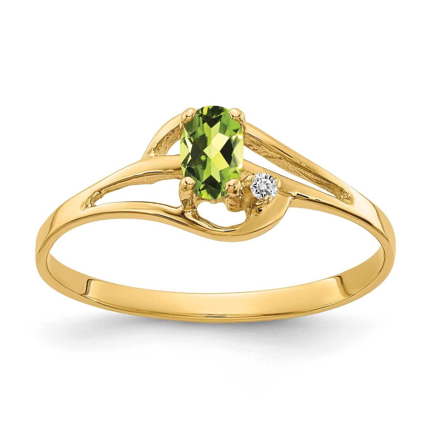 Peridot Diamond Ring 14k Gold X9712PE/AA, MPN: X9712PE/AA, 883957713731