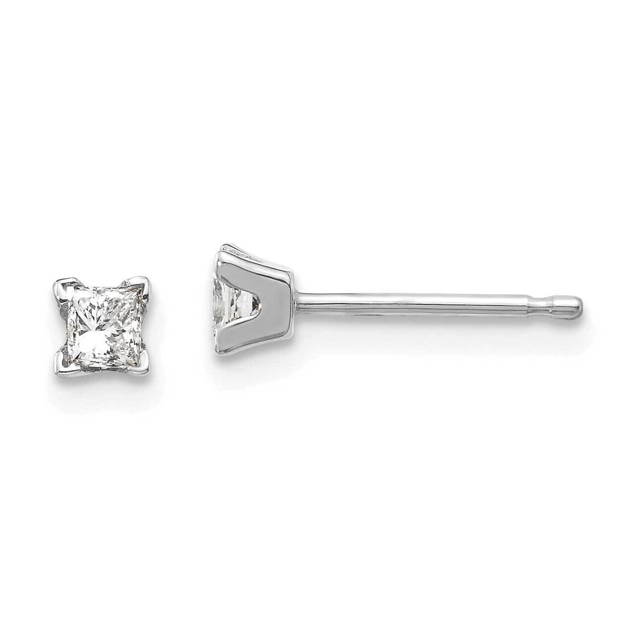 Complete Princess Cut Diamond Earrings 14k White Gold XWAP2VS, MPN: XWAP2VS, 883957228495