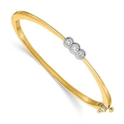 Diamond Bangle 14k Two-Tone Gold XB204AA, MPN: XB204AA, 883957086002