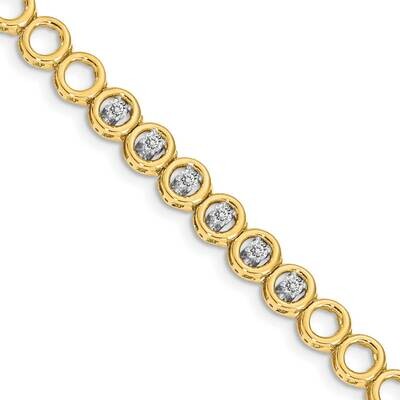 Add-a-Diamond Tennis Bracelet Mounting 14k Gold X853, MPN: X853,