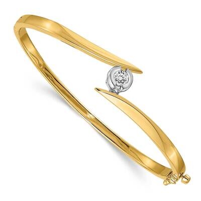 Diamond Bangle 14k Two-Tone Gold XB272AA, MPN: XB272AA, 883957086149