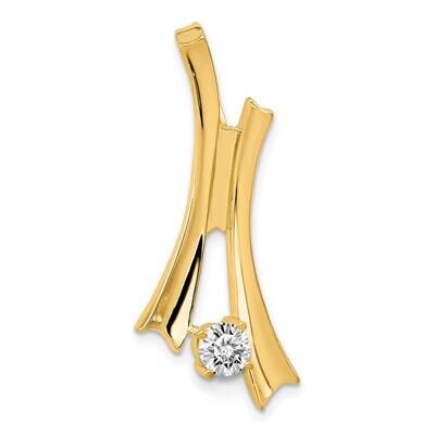 Holds 4mm Stone, Slide Mounting 14k Gold XS597, MPN: XS597, 196904083161