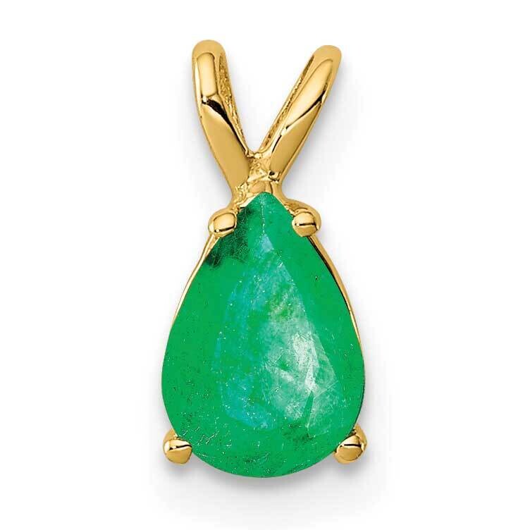 Emerald pendant 14k Gold XP1010E, MPN: XP1010E, 883957166728