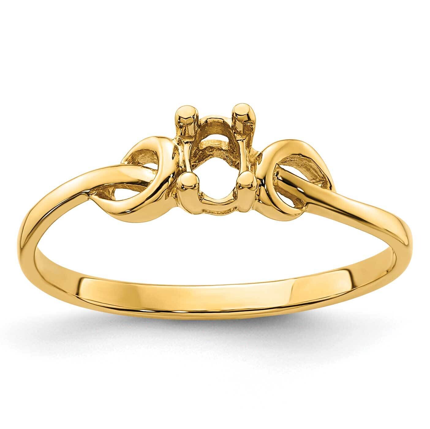 Gemstone Ring Mounting 14k Gold Y4650