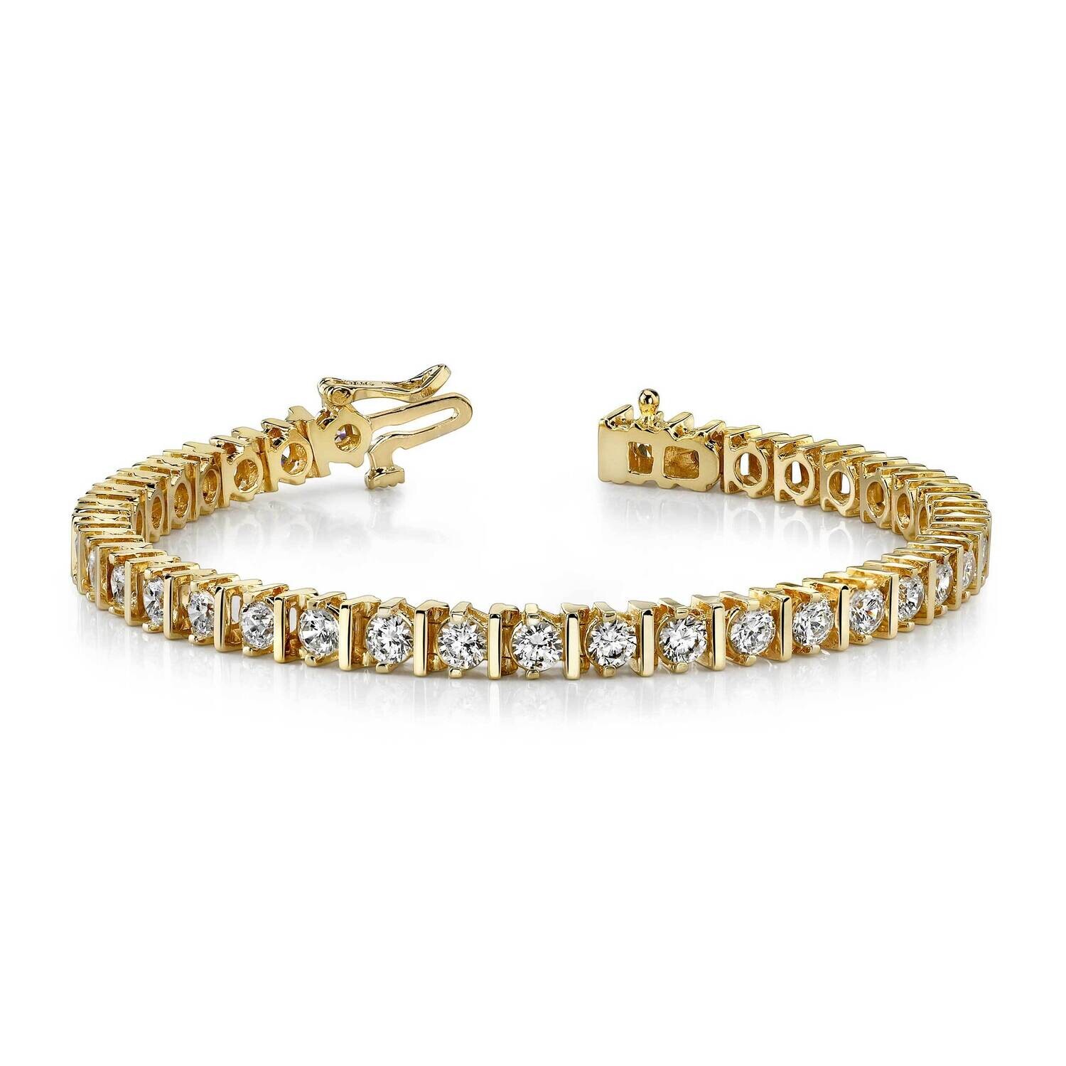 2.9mm Diamond Tennis Bracelet Mounting 14k Gold X727, MPN: X727,