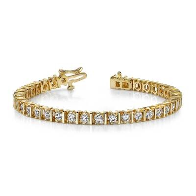 2.9mm Diamond Tennis Bracelet Mounting 14k Gold X727, MPN: X727,