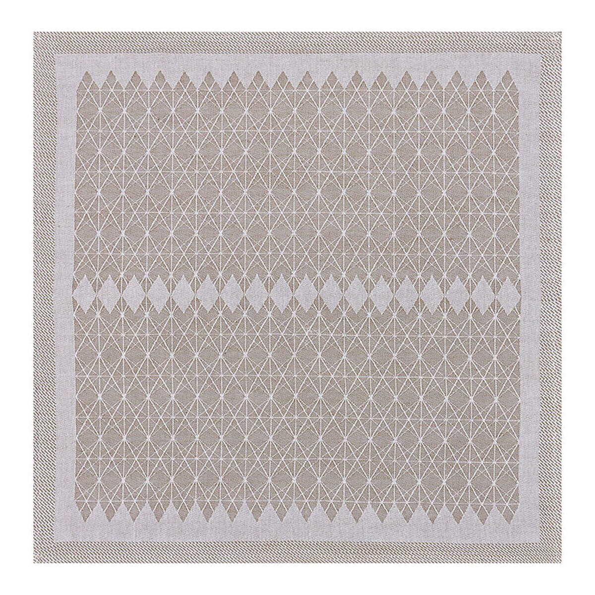 Le Jacquard Francais Club Beige Napkin 28832 Set of 4, MPN: 28832,