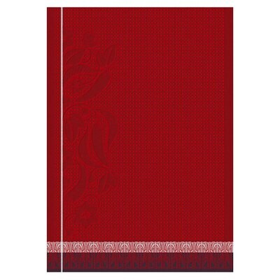 Le Jacquard Francais Piments Red Hand Towel 28985 Set of 4, MPN: 28985,