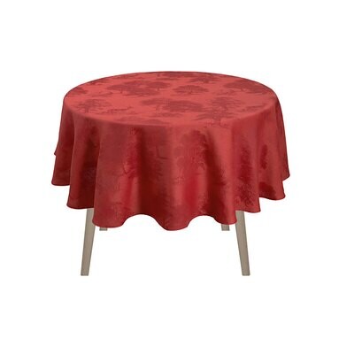 Le Jacquard Francais Souveraine Red Tablecloth � 69&quot; 29029, MPN: 29029,
