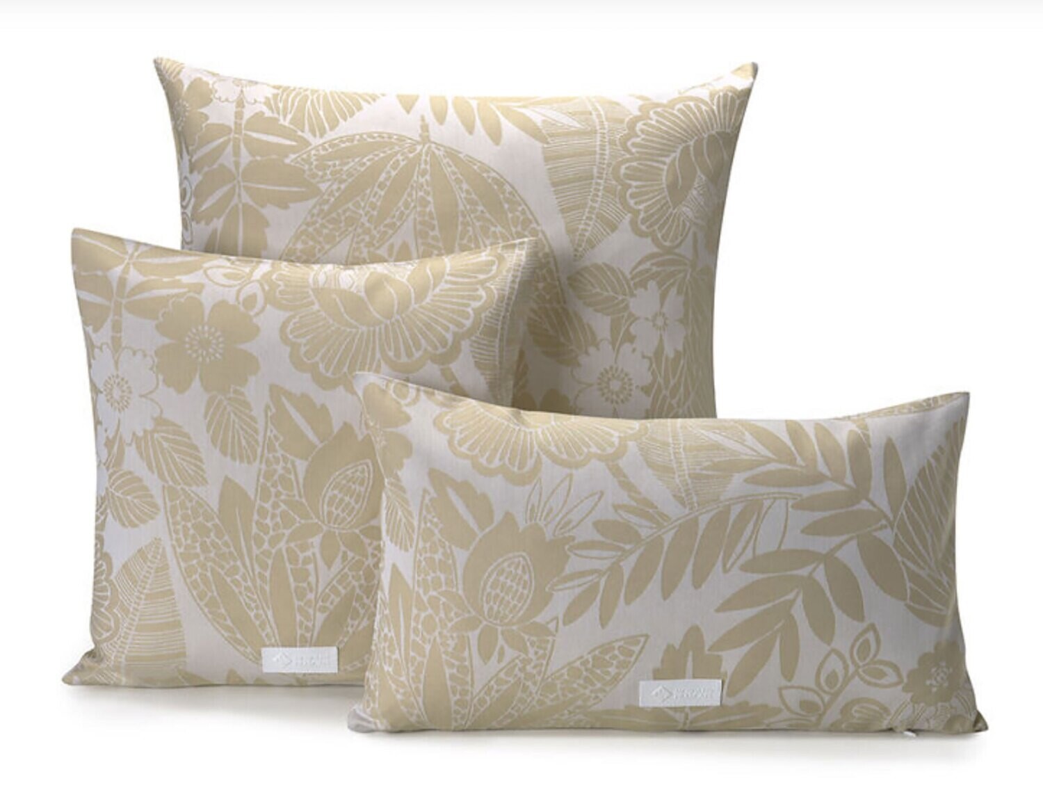 Le Jacquard Francais Barbade Beige Cushion Cover 20&quot; X 12&quot; 29388, MPN: 29388,
