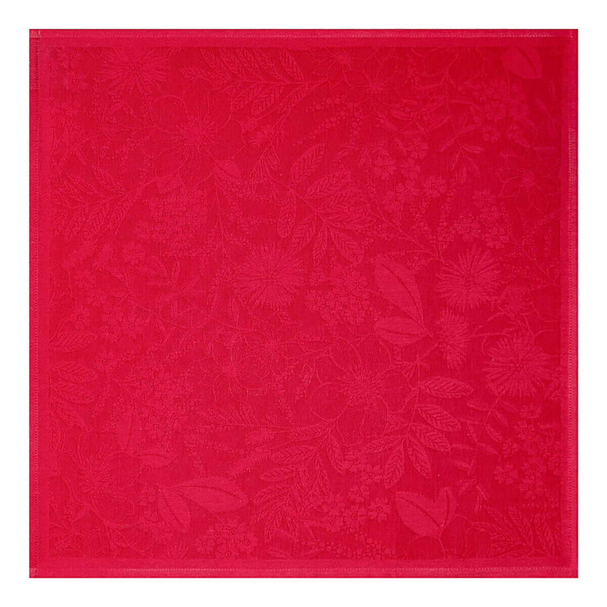 Le Jacquard Francais Cottage Red Napkin 28961 Set of 4, MPN: 28961,