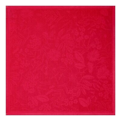 Le Jacquard Francais Cottage Red Napkin 28961 Set of 4, MPN: 28961,
