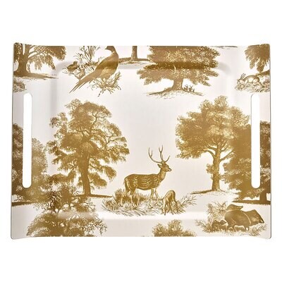 Le Jacquard Francais Souveraine Gold Tray 23&quot; X 17&quot; 29088, MPN: 29088,