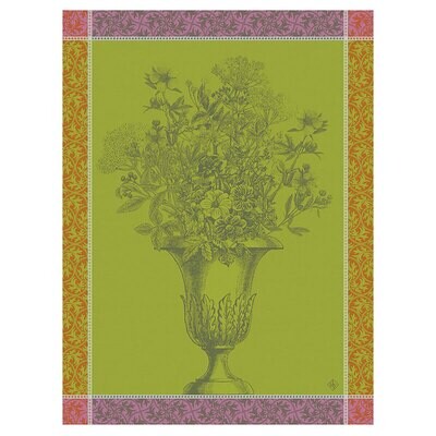 Le Jacquard Francais Floraison Uni Purple Tea Towel 28996 Set of 4, MPN: 28996,