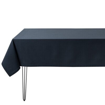 Le Jacquard Francais Slow Life Re-Use Blue Tablecloth 59&quot; X 98&quot; 28703, MPN: 28703,
