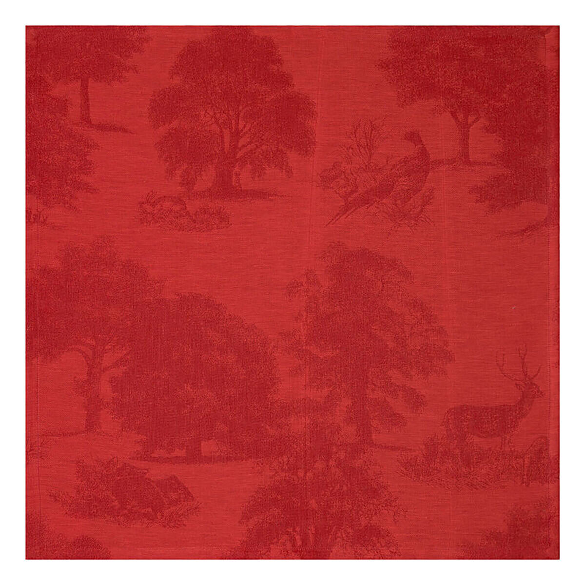 Le Jacquard Francais Souveraine Red Napkin 29014 Set of 4, MPN: 29014,