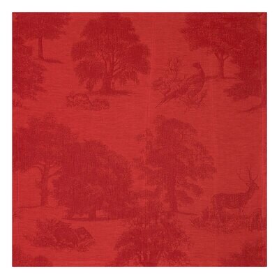 Le Jacquard Francais Souveraine Red Napkin 29014 Set of 4, MPN: 29014,