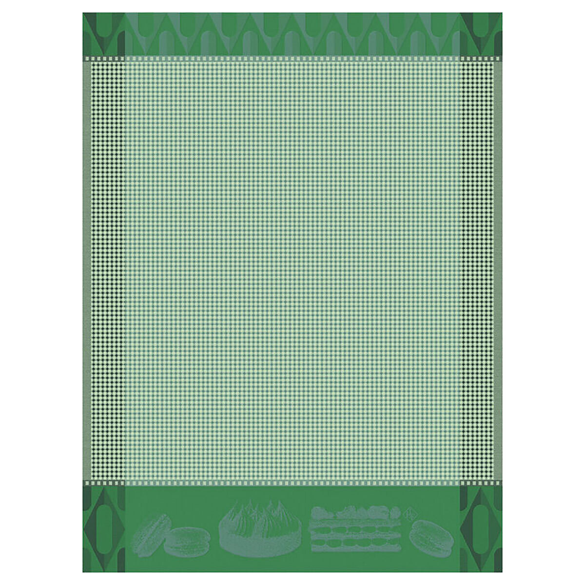 Le Jacquard Francais Patisseries Francaises Green Hand Towel 29057 Set of 4, MPN: 29057,