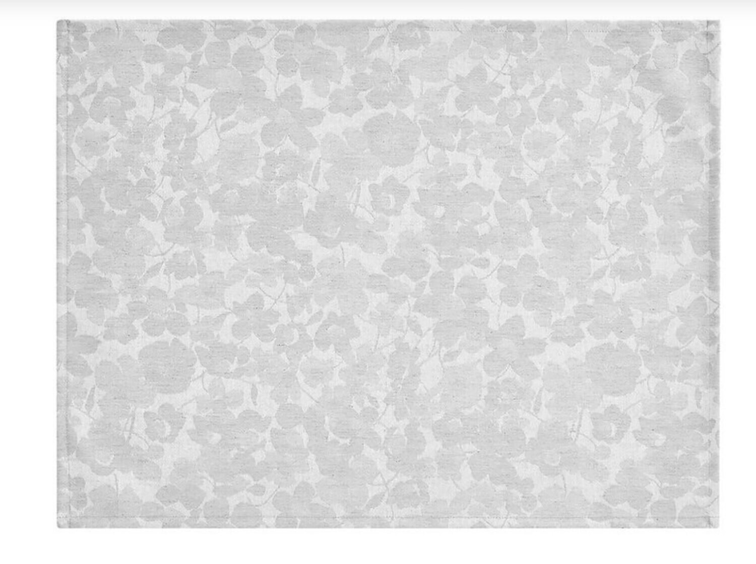 Le Jacquard Francais A La Carte Mille-Fleurs Grey Coated Placemat 29225 Set of 4