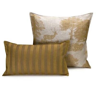 Le Jacquard Francais Souveraine Gold Cushion Cover 20&quot; X 12&quot; 29033, MPN: 29033,