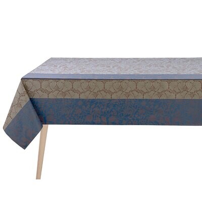 Le Jacquard Francais Cottage Blue Coated Tablecloth � 69&quot; 28913, MPN: 28913,