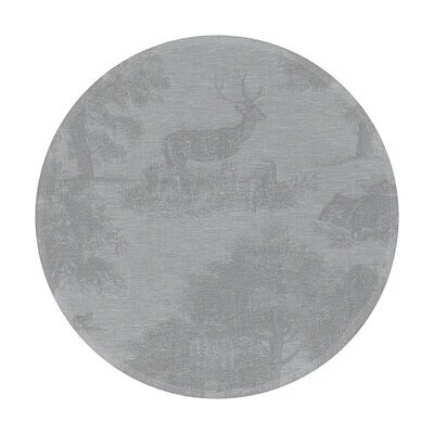 Le Jacquard Francais Souveraine Silver Placemat 29019 Set of 4, MPN: 29019,