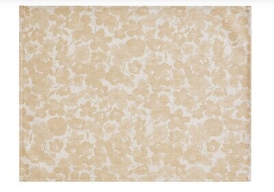 Le Jacquard Francais A La Carte Mille-Fleurs Beige Coated Placemat 29226 Set of 4, MPN: 29226,