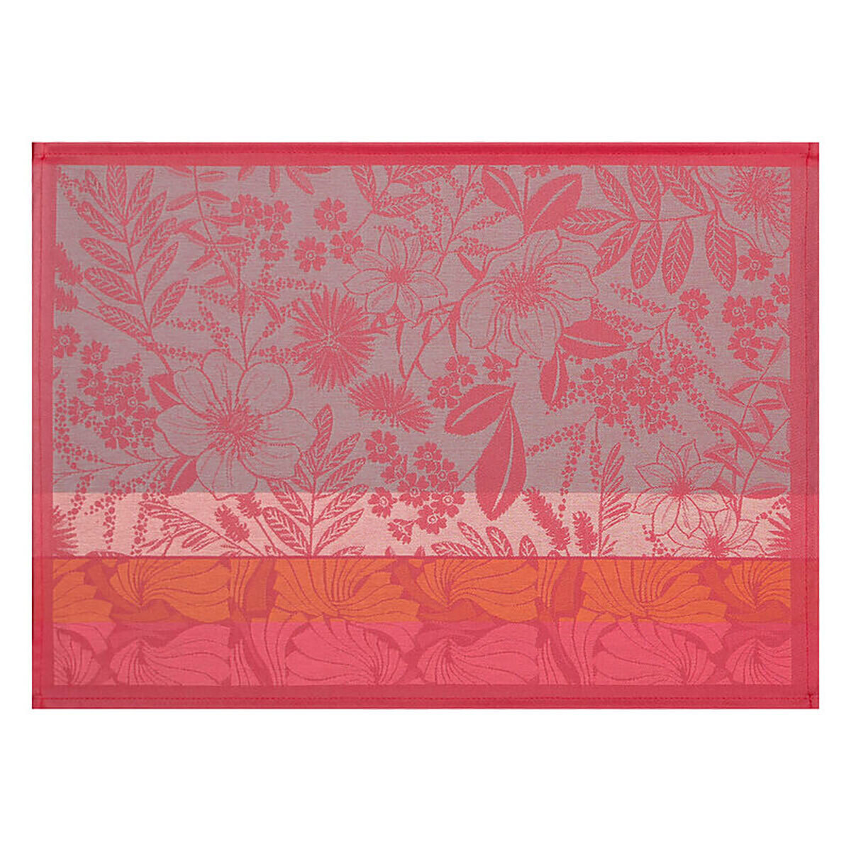 Le Jacquard Francais Cottage Pink Coated Placemat 28922 Set of 4, MPN: 28922,