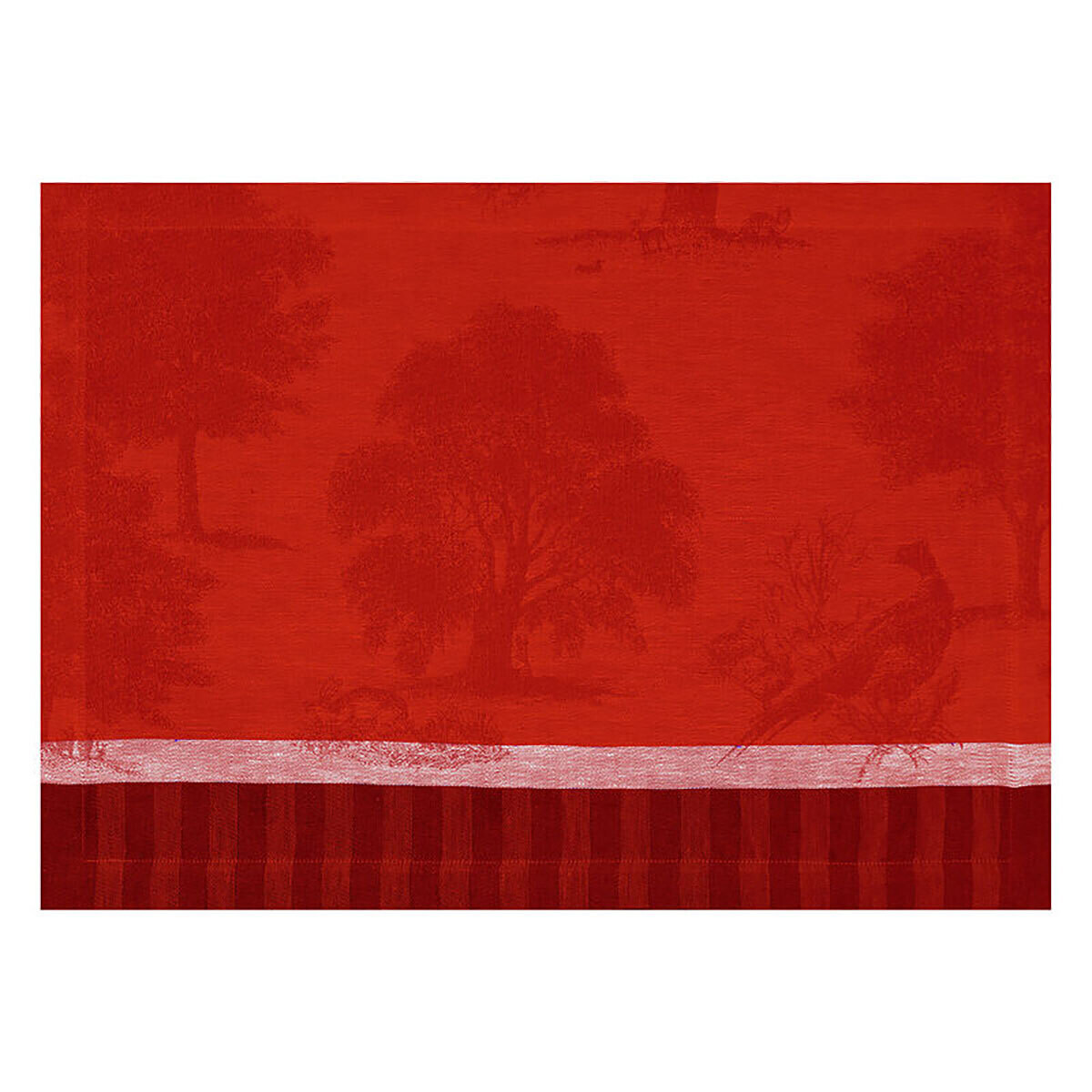 Le Jacquard Francais Souveraine Red Placemat 29017 Set of 4, MPN: 29017,