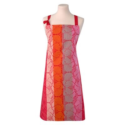 Le Jacquard Francais Cottage Pink Apron 31&quot; X 38&quot; 29040, MPN: 29040,