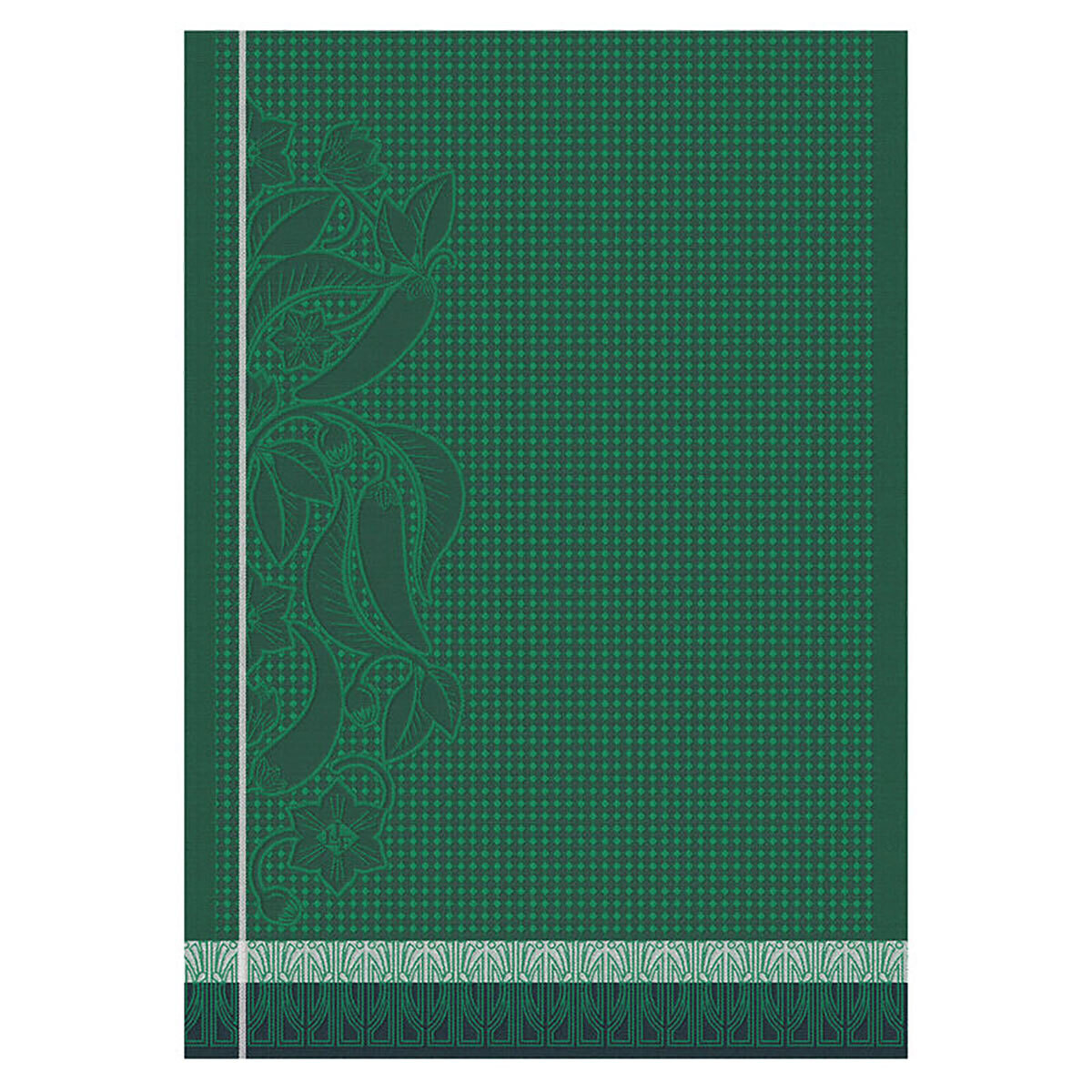 Le Jacquard Francais Piments Green Hand Towel 28986 Set of 4