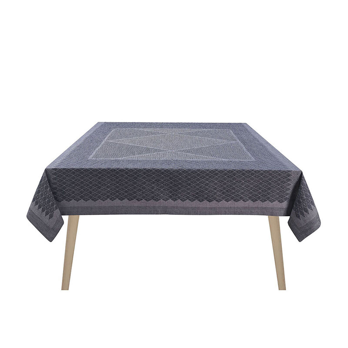 Le Jacquard Francais Club Blue Tablecloth 59" X 86" 28834