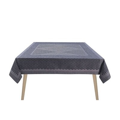 Le Jacquard Francais Club Blue Tablecloth 59&quot; X 86&quot; 28834, MPN: 28834,