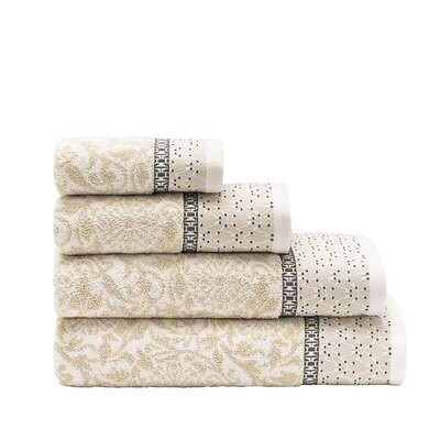 Le Jacquard Francais Charme Yellow Bath Sheet 35&quot; X 59&quot; 28774, MPN: 28774,