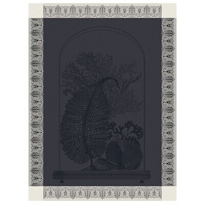 Le Jacquard Francais Curiosites Minerales Grey Tea Towel 28997 Set of 4, MPN: 28997,