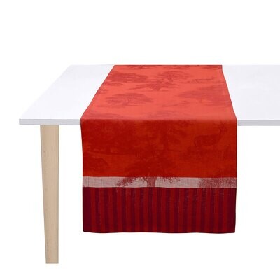 Le Jacquard Francais Souveraine Red Runner 20&quot; X 59&quot; 29023, MPN: 29023,