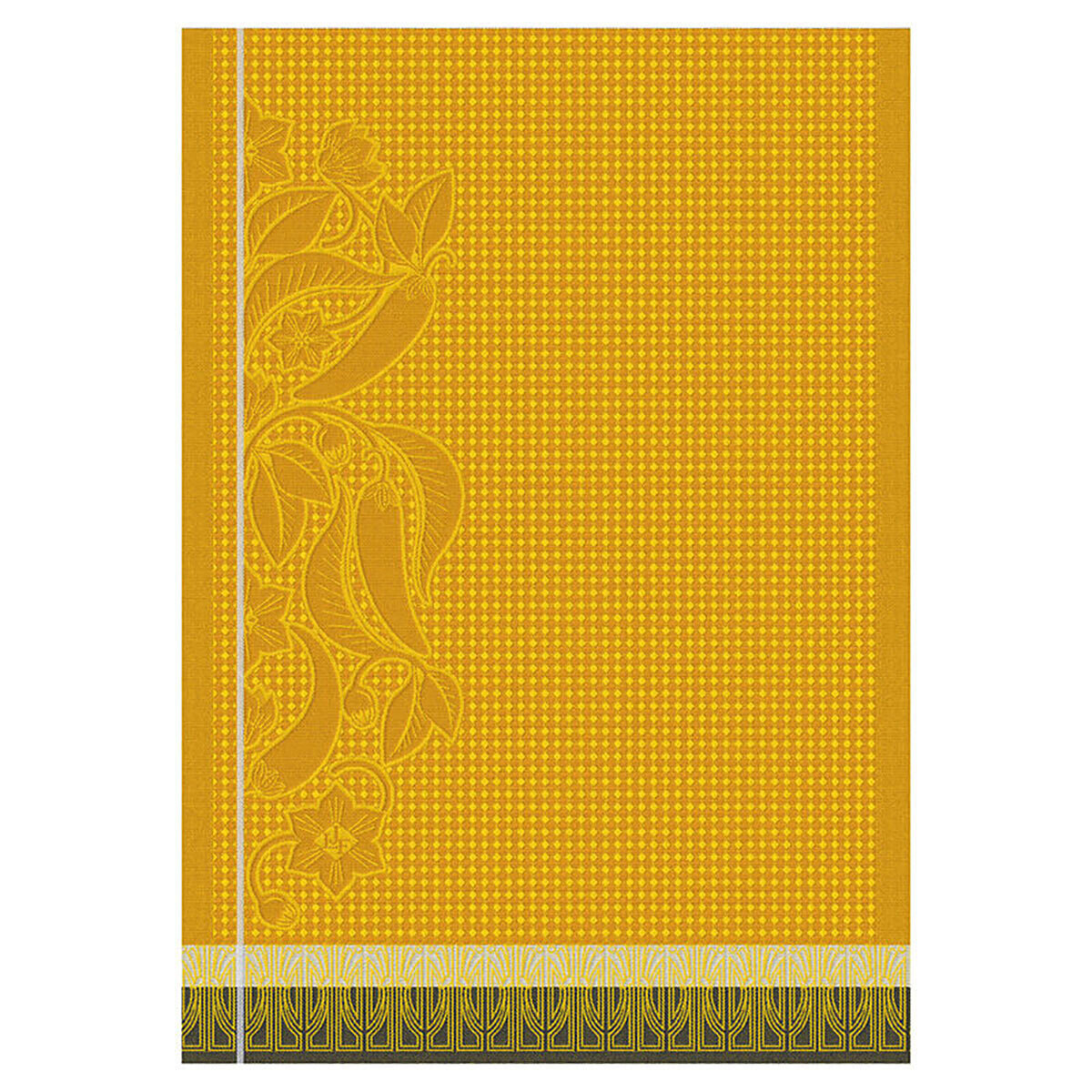 Le Jacquard Francais Piments Yellow Hand Towel 28987 Set of 4, MPN: 28987,