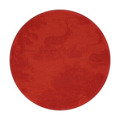 Le Jacquard Francais Souveraine Red Placemat 29020 Set of 4, MPN: 29020,
