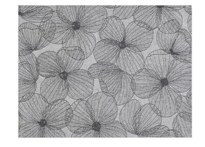 Le Jacquard Francais A La Carte Fleurs Papillons Black Coated Placemat 29233 Set of 4, MPN: 29233,