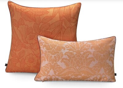 Le Jacquard Francais Escapade Tropicale Orange Cushion Cover 20&quot; X 20&quot; 29420, MPN: 29420,