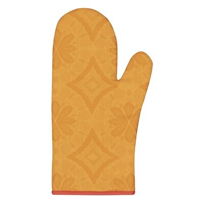 Le Jacquard Francais Arriere-Pays Orange Oven Gauntlet 6&quot; X 13&quot; 27426, MPN: 27426,
