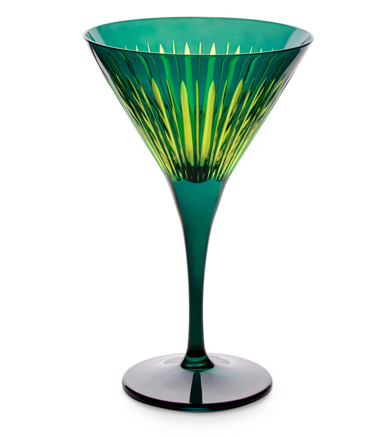 L'Objet Prism Martini Glasses Set of 4 Green PS6042