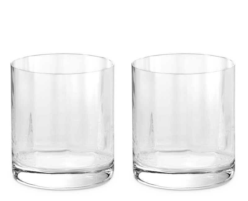 L'Objet Iris Double Old Fashioned Glasses Set of 2 IR1010