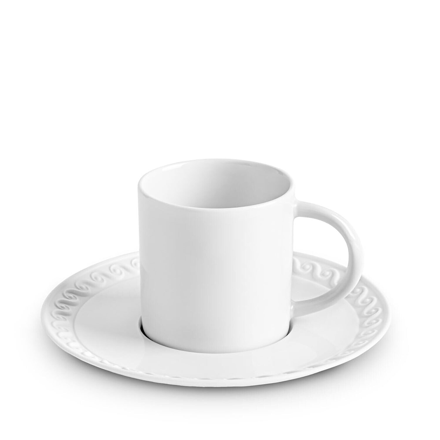 L&#39;Objet Neptune Espresso Cup Saucer White NP155, MPN: NP155, 810009646419